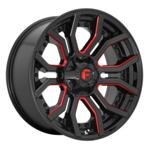 Fuel 1PC Rage 20X10 ET-18 6X135/139.7 106.10 Gloss Black Red Tinted Clear Fälg